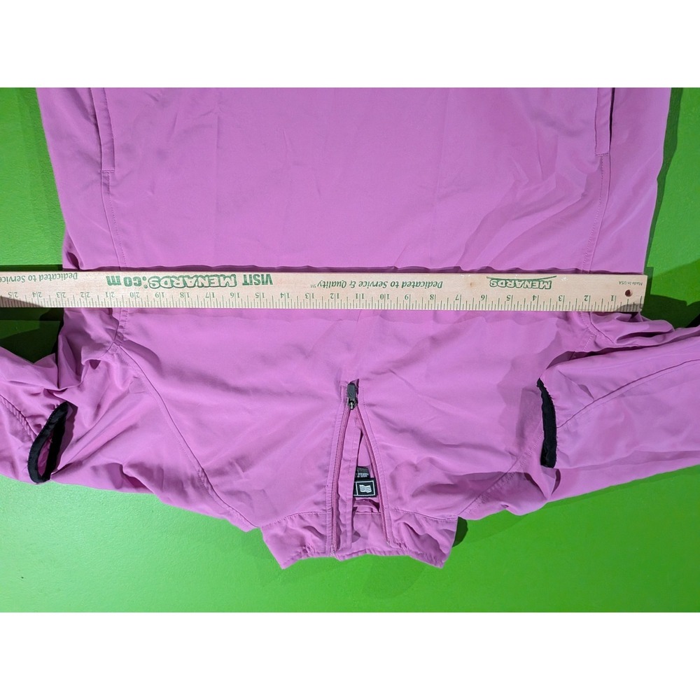 Adidas ClimaProof Pink Windbreaker Jacket Women's Large Golf Tennis 1/4‎ Zip - Picture 6 of 11